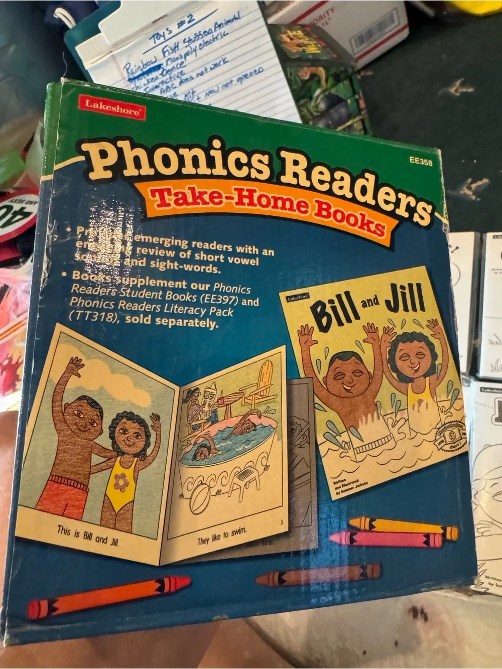 Phonics Readers Take-Home Books - Blue/Green Box - 60 Kids Books